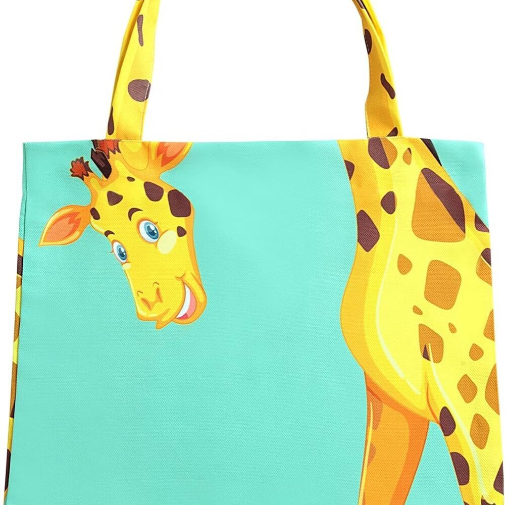 Sophie The Giraffe - Funny Giraffe Decor - Reusable Canvas Tote Bag For Women -